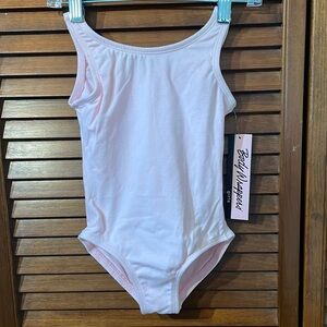 Tank Leotard size 4-6 Light Pink NWT